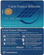 France - PTL - Carte France Telecom Internationale, Chip Bull ISO, 1998, Used - Pastel Cards