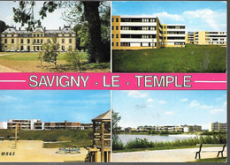 CPA-1970-77-SAVIGNY Le TEMPLE-Chateau/Ces L Armand-MULTIVUES-Edit Mage-TBE - Savigny Le Temple