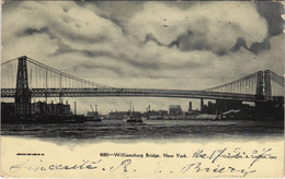 CPA AK Williamsburg Bridge NEW YORK CITY USA (790552) - Ponti E Gallerie