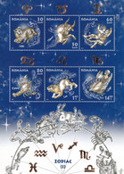 Romania - 2011 Zodiac MNH, BLOCK I , MNH**, 2011, ROMANIA - Astrologie