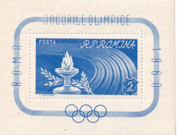 OLIMPIC GAMES ROMA 1960 ROMANIA BLOCK  MNH - Sommer 1960: Rom