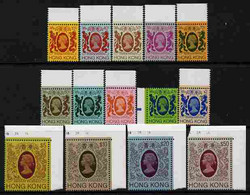 Hong Kong 1985-87 No Watermark Definitive Set Complete (ex 20c & $1.30) U/m SG 471-87 - Other & Unclassified