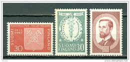 LOTE 2209 ///  FINLANDIA    YVERT Nº:  524/526 **MNH    ¡¡¡ OFERTA - LIQUIDATION - JE LIQUIDE !!! - Ungebraucht