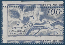 France Colonies AOF Poste Aerienne N°13** Piquage à Cheval !! Signé Calves - Nuovi