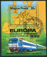 HUNGARY 1979 International Transport Exhibition Block Used.  Michel Block 137 - Used Stamps