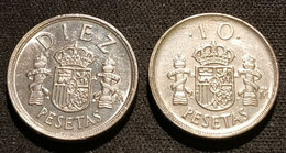 ESPAGNE - ESPANA - SPAIN - LOT DE 2 PIECES - 10 PESETAS 1983 - KM 827 Et 10 PESETAS 1992 - KM 903 - 10 Pesetas
