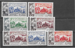 Grande Série Coloniales 1954 10e Anniversaire De La Libération 7 Valeures Neuves, Série Incomplète - 1954 10e Anniversaire De La Libération