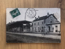 CARTE POSTALE ANCIENNE - LOT ET GARONNE 47 - LIBOS - LA GARE - Libos