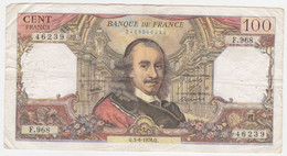 France P 149 F - 100 Francs 3.6.1976 - Fine+ - 100 F 1964-1979 ''Corneille''