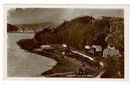 Ref 1487 - Early Real Photo Postcard - Carding Mill Bay Oban - Argyllshire Scotland - Argyllshire