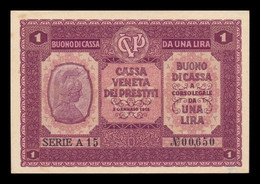 Italia Italy Military 1 Lira 1918 Pick M4a SC- AUNC - Otros & Sin Clasificación