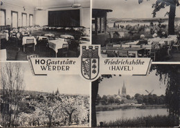 D-14542 Werder- Havel - HO Gaststätte Friedrichshöhe - Alte Ansichten (60er Jahre) - Nice Stamp "Eisenbahn" - Werder