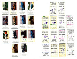 Tickets De Pesée - Série Des Collections Des Musées De L'Automobile Du MANS Et De LOURDES - Collections