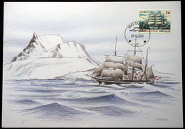 GREENLAND 2003   Ships       Minr.381  Cards     ( Lot 5694) - Lettres & Documents