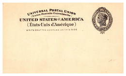 Etats Unis - Entiers Postaux - ...-1900