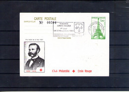 Entier Postal. Club Philatélie Croix Rouge. 1983 - Croix Rouge