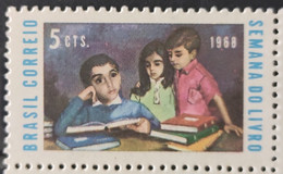 C 614 Brazil Stamp Week Book Kids Education 1968 - Autres & Non Classés