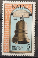 C 623 Brazil Stamp Christmas Religion Bell 1968 2 - Autres & Non Classés