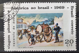 C 654 Brazil Stamp 200 Years Painter Jean Baptiste Debret Art 1969 Circulated 1 - Otros & Sin Clasificación