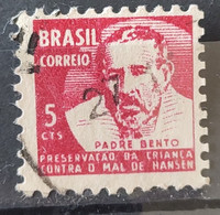 C 657 Brazil Stamp Campaign Against Leprosy Leprosy Father Benedict Religion Health H14 1969 Circulated 1 - Otros & Sin Clasificación