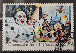 C 664 Brazil Stamp Rio Carnival Party Music 1969 Circulated 1 - Other & Unclassified