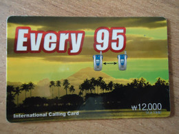 KOREA  USED CARDS PREPAID  EVERY 95 - Korea (Noord)