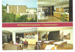 6860  WURZBACH / THÜR.  FDGB ERHOLUNGSHEIM  "FRANKENWALD"  1986 - Wurzbach