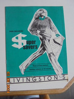 Livingston's Pre-Season Super Savers Pick Of The Season Fashion Values At All Stores!  1985 Fashion / Mode Catalog - Mode/ Costumes