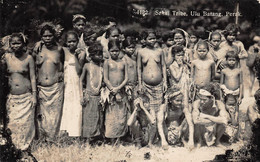 ¤¤  -   MALAISIE   -    Carte-Photo   -  Sakai Tribe , UluBatang  -  Perak  -  Jeunes Filles Aux Seins Nus    -   ¤¤ - Malaysia