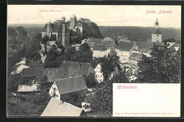 AK Hohnstein /Sächs. Schweiz, Schloss Im Ortsbild - Hohnstein (Sächs. Schweiz)