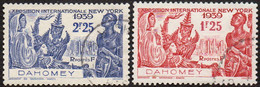 Détail De La Série Exposition Internationale De New York Obl. Dahomey N° 113 Et 114 - 1939 Exposition Internationale De New-York