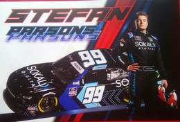 Stefan Parsons ( American Race Car Driver ) - Uniformes Recordatorios & Misc