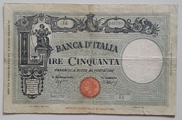 Banconota - 50 Lire 31/03/1943 - 50 Lire