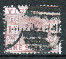 Australia 1886 Queen Victoria One Shilling Stamp Duty Revenue Fiscally Cancelled In Good Condition. - Fiscale Zegels