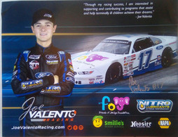 Joe Valento ( American Race Car Driver) - Autografi