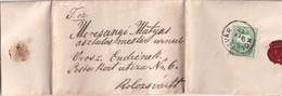 A8721 - VINTAGE LETTER 1864 HUNGAY AUSTRO-UNGARIA/ROMANIA  VINTAGE SEAL - ...-1867 Préphilatélie