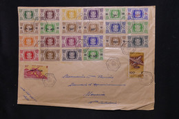 WALLIS ET FUTUNA - Grande Enveloppe De Mata Utu Pour Nouméa En 1954, Affranchissement Varié, à Voir - L 100336 - Briefe U. Dokumente