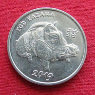 7RANSNISTRIA  1 Ruble 2018 Pig 2019  Transdniestria Moldavie Moldova UNC ºº - Moldavie