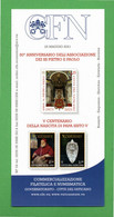 Vaticano - 2021 - Bollettino. Ufficiale. SS PIETRO E PAOLO - NASCITA Di PAPA SISTO V.  25/05///2021. - Lettres & Documents