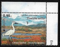 MONTENEGRO /CRNA GORA  -EUROPA 2021 -ENDANGERED NATIONAL WILDLIFE"- SERIE  - CH - 2021