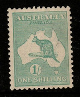 Australia SG 40  1915-20 3rd Wtmk Kangaroo,One Shilling Green,Mint Never Hinged - Nuevos