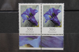BRD; Freimarken: Blumen; 500 C; Enzian; Waagerechtes Paar; MNH; MiNr. 2877 - Sonstige & Ohne Zuordnung