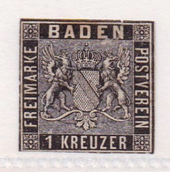 GERMANY BADEN, 1860, Used Stamp Arms Of Baden 1 Kr , Michelnr.  9, Scannr. 12928 - Neufs