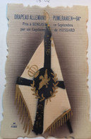 Cpa, Militaria, DRAPEAU ALLEMAND POMERANIEN DU 94e Pris à Senlis (60) Le 10 Septembre Par Un Capitaine De Hussard - Senlis