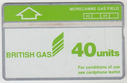 UK (L&G) - British Gas, Morecambe Gas Field (White/Green Card) 40 Units, CN : 227A, Tirage 14.800, Used - [ 2] Oil Drilling Rig