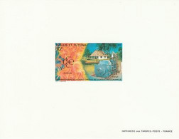 Wallis Et Futuna - Epreuve De Luxe - P419 Coopération économique - Imperforates, Proofs & Errors