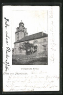 AK Neumünster, Blick Auf Die Evangelische Kirche - Neumuenster