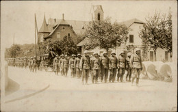 SUISSE - Carte Photo A Localiser - Cortège Funéraire - Militaire - Corbillard - Photographe De Bülach - Bülach