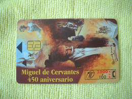 7295 Télécarte Collection 450 E Anniversaire Miguel Cervantes  ( Recto Verso)  Carte Téléphonique - Andere & Zonder Classificatie