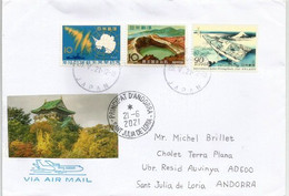 2020 International Letter Writing Week, Letter From Tokyo To Andorra.,w/arrival Postmark - Cartas & Documentos